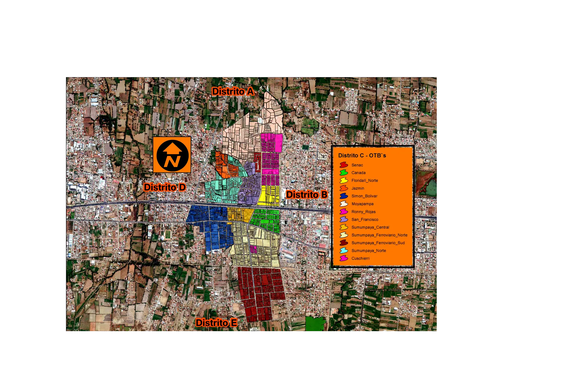Mapa del Distrito C